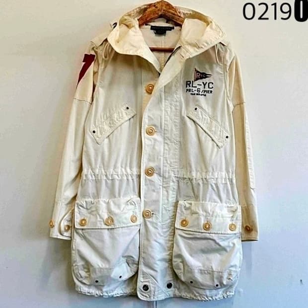 폴로 랄프로렌 정품 코튼 후드 야상 자켓 XS 0219 