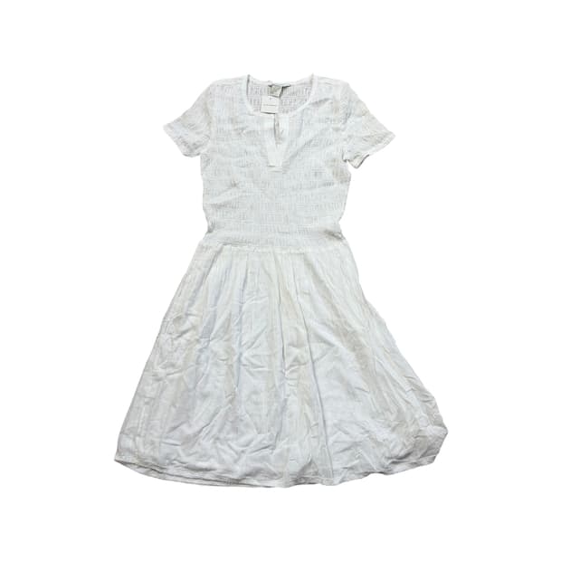 클럽 모나코 플리츠 화이트 원피스 