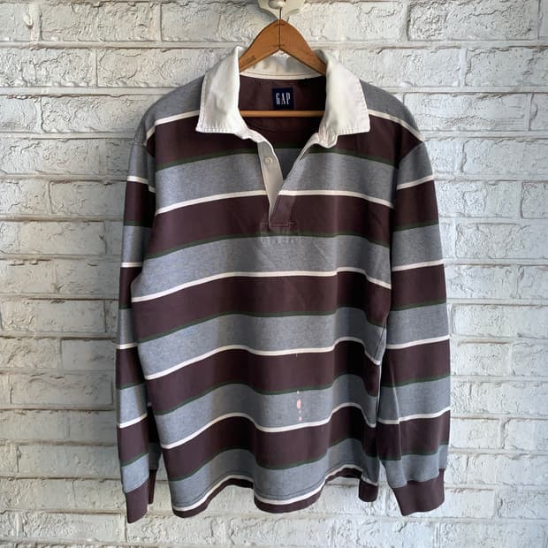 올드갭 럭비 셔츠  100 