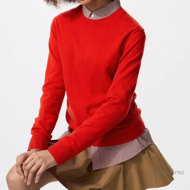 유니클로 캐시미어 여자 니트