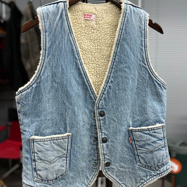 리바이스 워싱청 조끼 M 