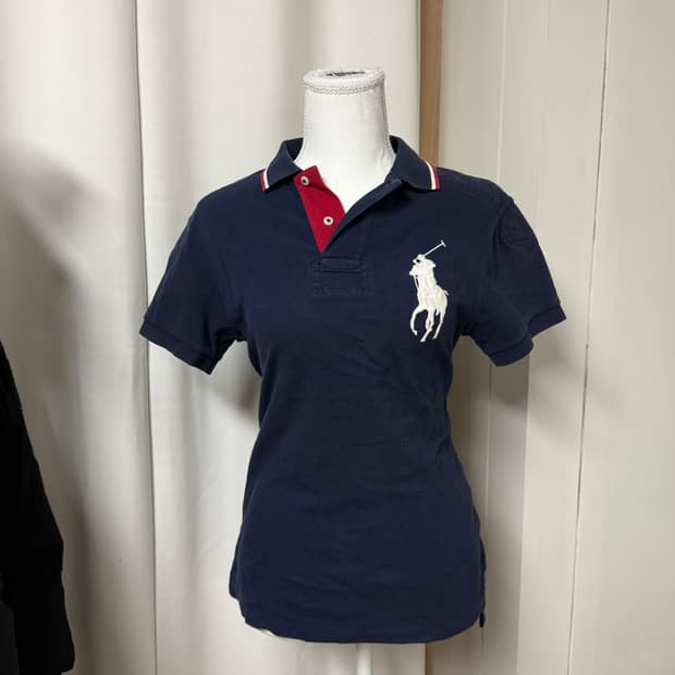 빅포니 폴로 랄프로렌 딱붙 Y2K 반팔 피케