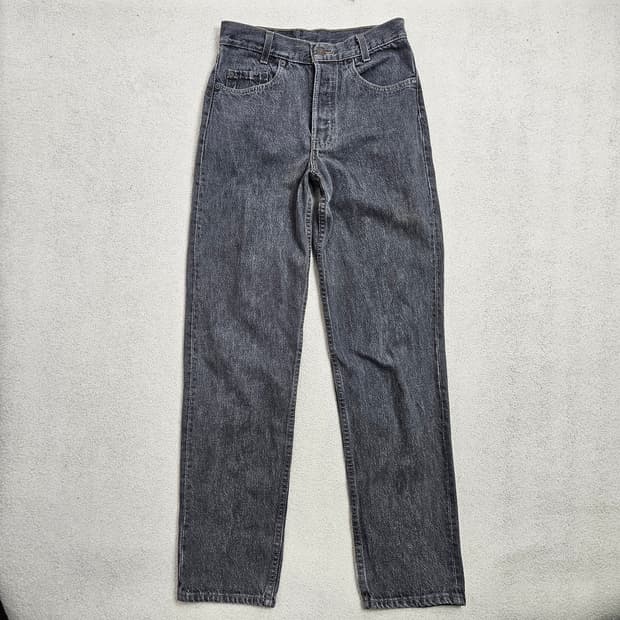 90s 리바이스 701 흑청 데님 27 30 made in usa