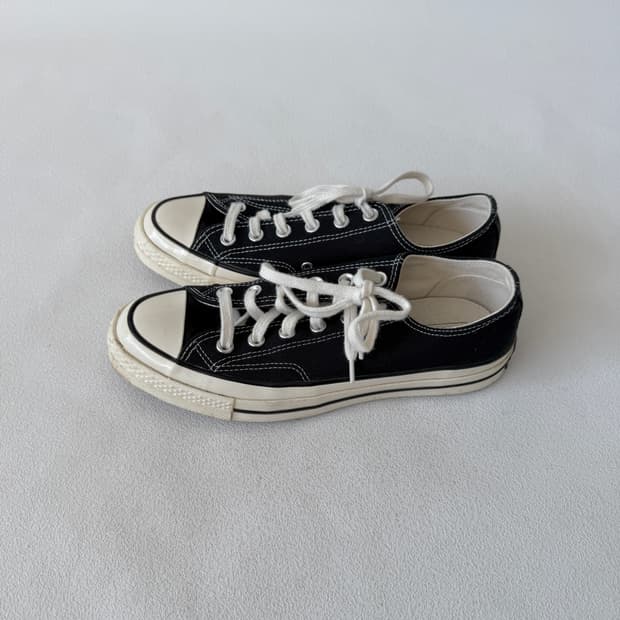 [250]컨버스(CONVERSE) 척테일러 로우 블랙