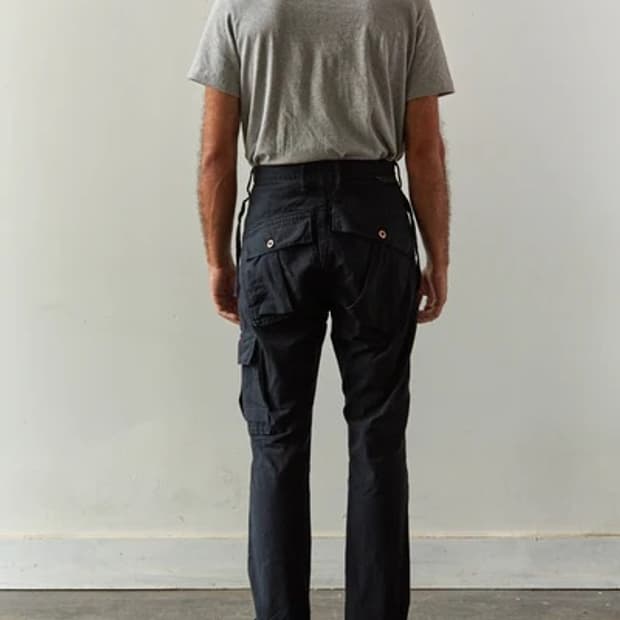 Kapital 캐피탈 Canvas Ringoman 링고맨 카고 팬츠