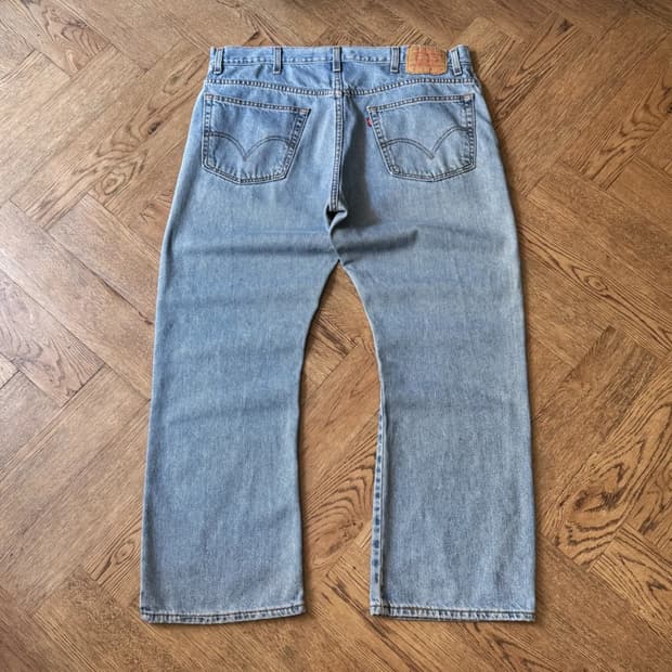 [42]00's 리바이스 517 빈티지 워싱 플레어진 F47