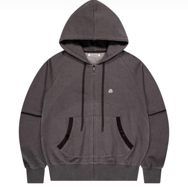 스마트어반유즈풀 스트링 포켓 후드집업 와인