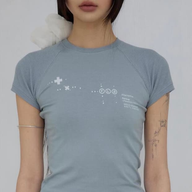 Muta Waffle Raglan T-Shirt