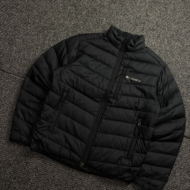 컬럼비아 옴니히트 경량 다운 패딩 블랙 1853