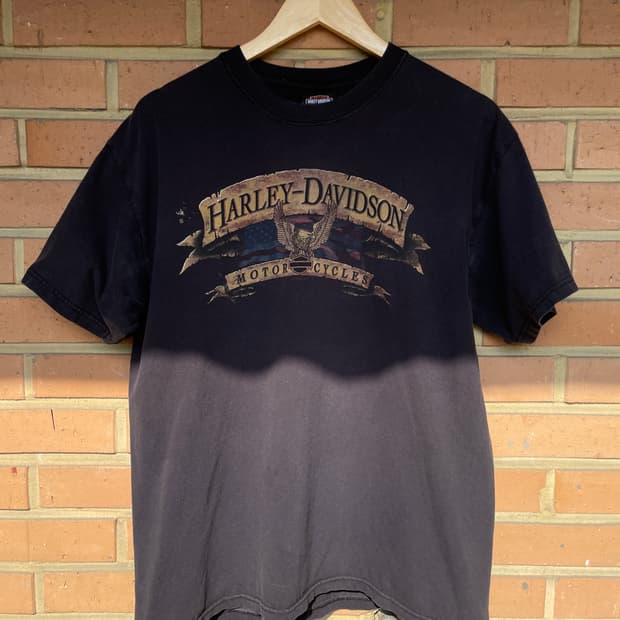 [L] 00s made USA 할리데이비슨 숏 슬리브 반팔 티셔츠