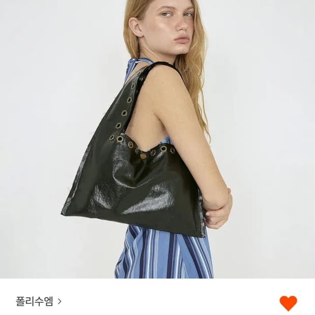 폴리수엠 아일렛 숄더백 블랙