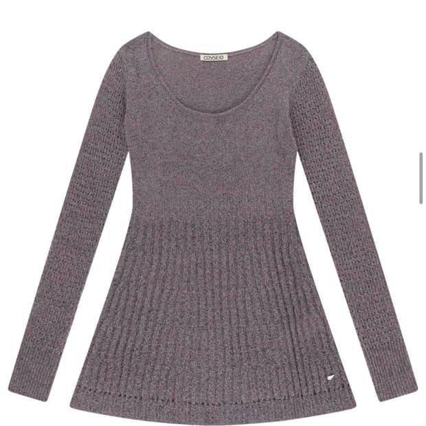 코이세이오 소프트 벨 니트 퍼플 그레이 