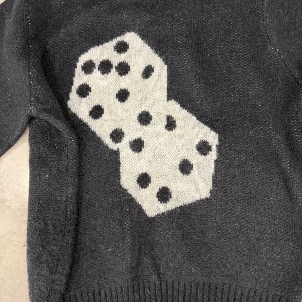 스투시 다이스 니트 m