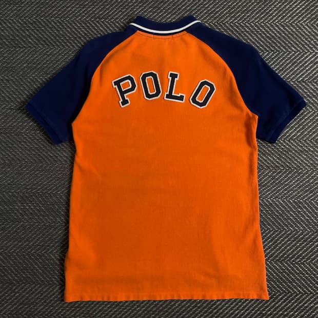 폴로 랄프로렌 컬러블럭 빅포니 피케이 티셔츠 o 3856