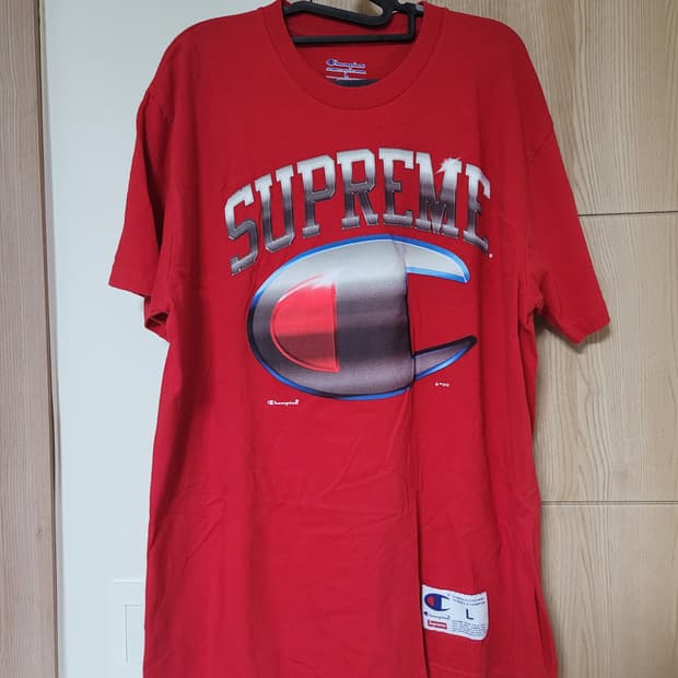 19SS Supreme X Champion tshirt