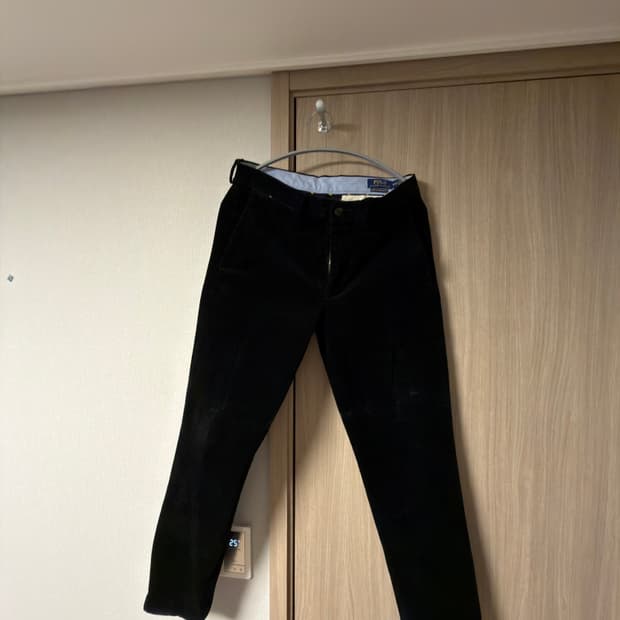 [30] 폴로 24fw 스트레치 스트레이트핏 코듀로이 팬츠 블랙