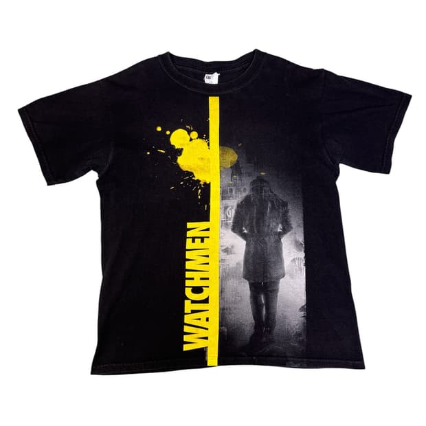 빈티지 00s 영화 DC 왓치맨 로어셰크 프로모션 티셔츠 M