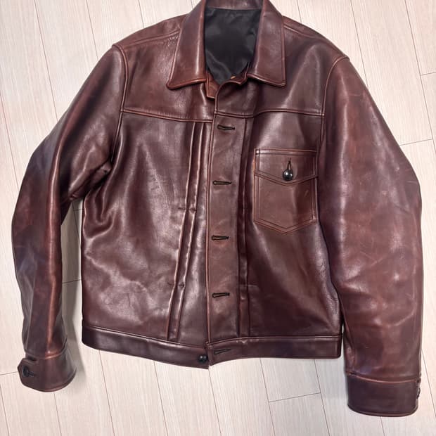 (40size) 웨어하우스 2174 트러커 말가죽자켓
