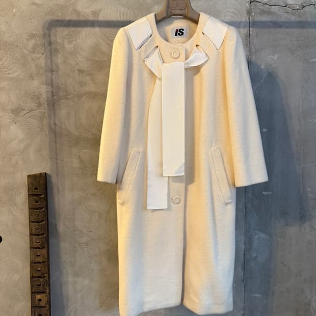 이세이미아케 플란넬 패브릭 코트 66-77