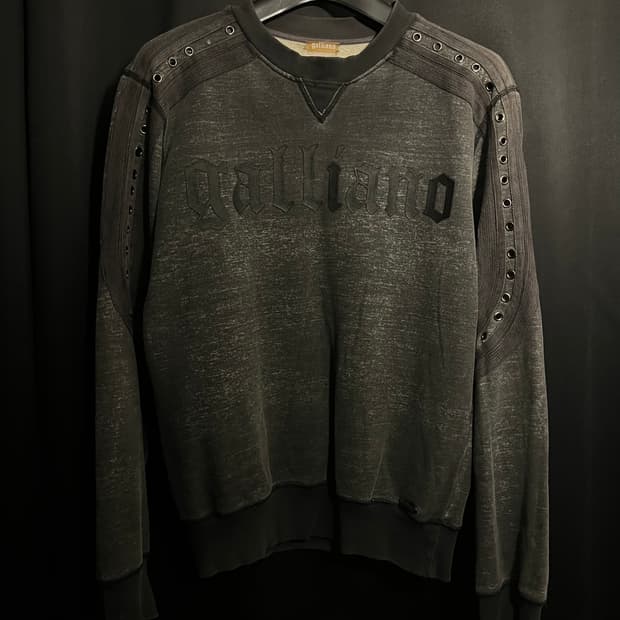 존 갈리아노 바이커 스웻셔츠 