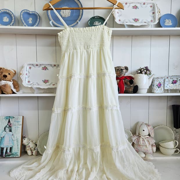 (COLZA) 셔링 롱 원피스