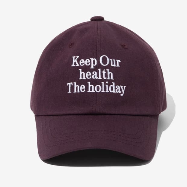 밀로 아카이브 홀리데이 시그니처 볼 캡 [버건디]