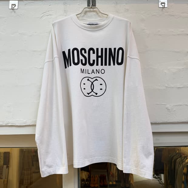 Moschino 모스키노 로고 프린트 스웻셔츠 M