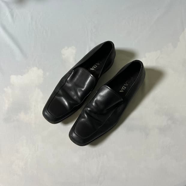 Prada slip on loafers