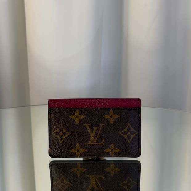 루이비통 모노그램 푸시아 카드지갑