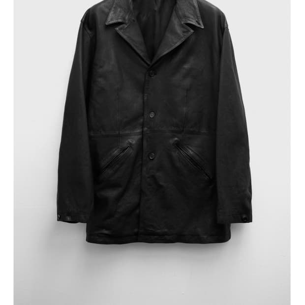 Youth Washed Leather Jacket 유스 워시드 레더 자켓