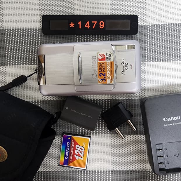 캐논 파워샷 S 30 디지털카메라 파우치포함