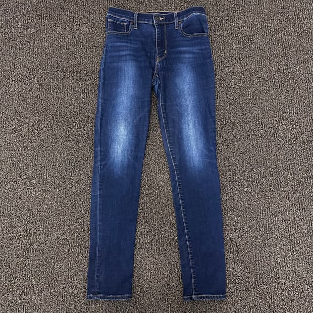 리바이스 여성 스키니진 데님 청바지 팬츠 진청 27인치