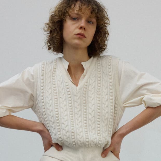 낫띵리튼 니트 베스트 lizzy vest