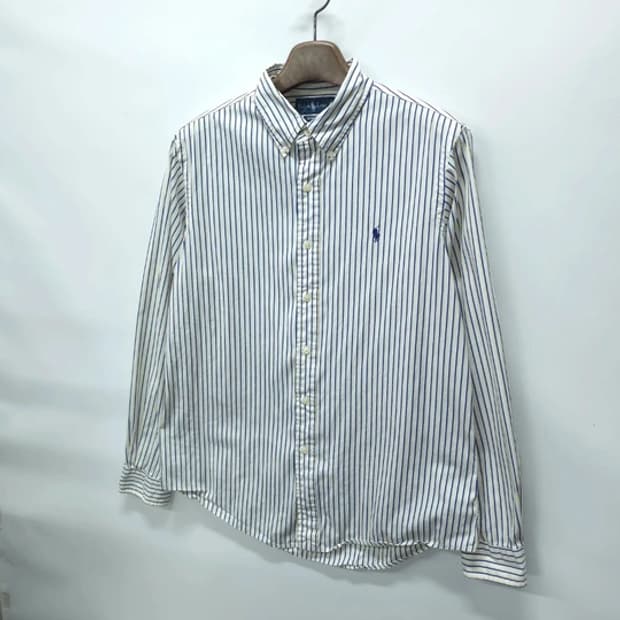 폴로 포니자수 스트라이프 셔츠 (100~105 )