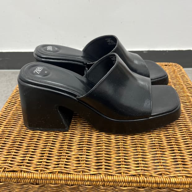 Zara 웨지 41 260 블랙