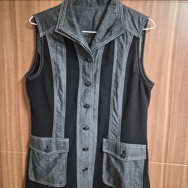 빈티지 베스트 자켓