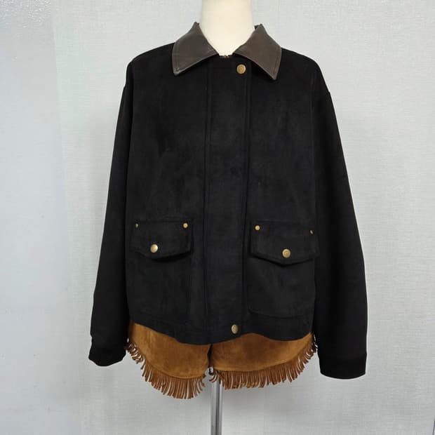 스웨이드  자켓