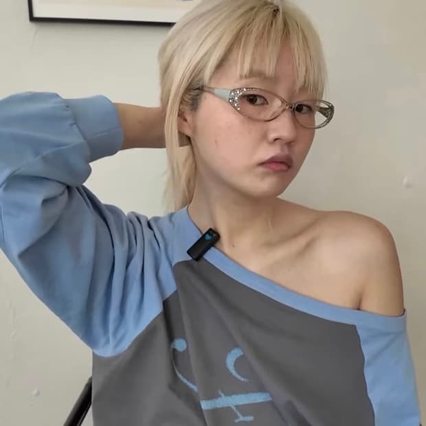 포그던 롱슬리브 스카이블루