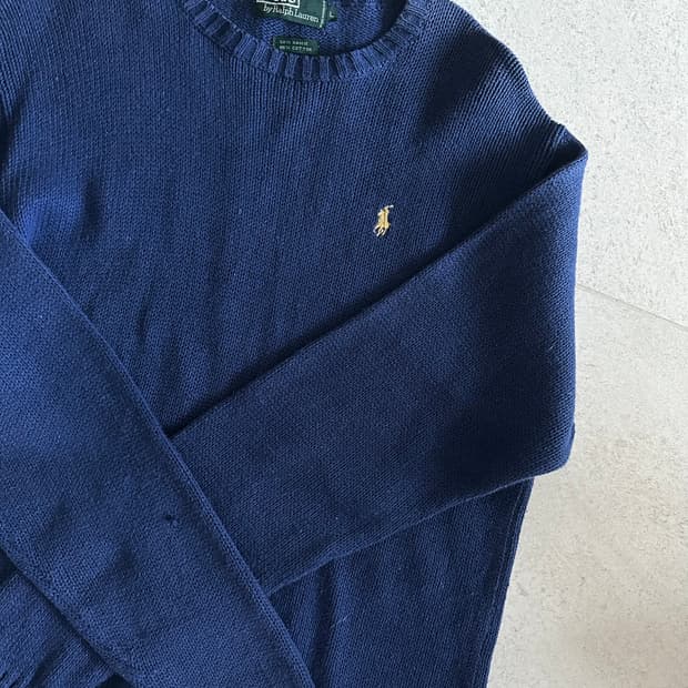 폴로 랄프로렌 네이비 니트 L