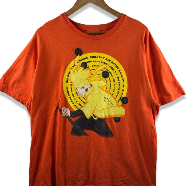 나루토 육도선인 오피셜 오렌지 반팔티셔츠2059