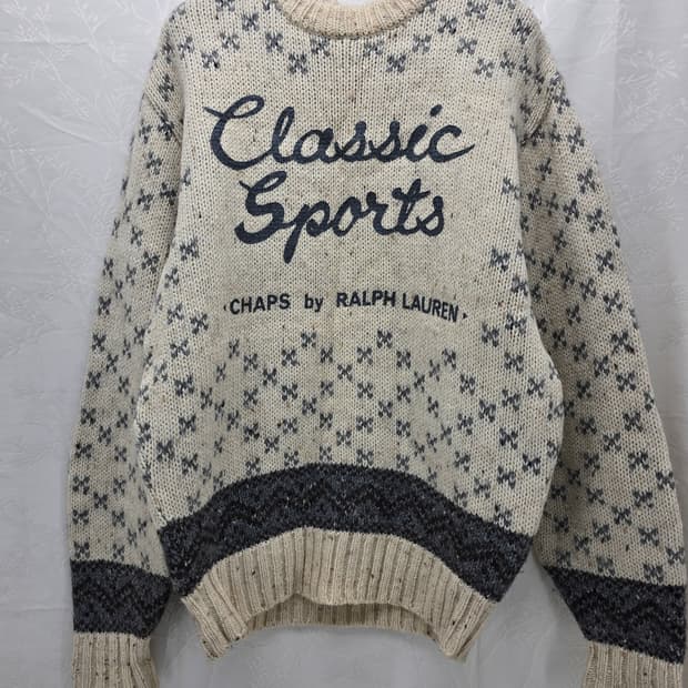 챕스 랄프로렌 클래식 스포츠 니트 M
