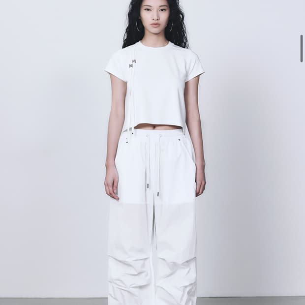 트리밍버드 나일론 밴딩 조거팬츠