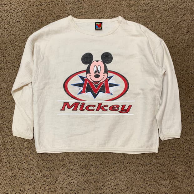 90s 미키마우스 빈티지 스웻셔츠 (L)