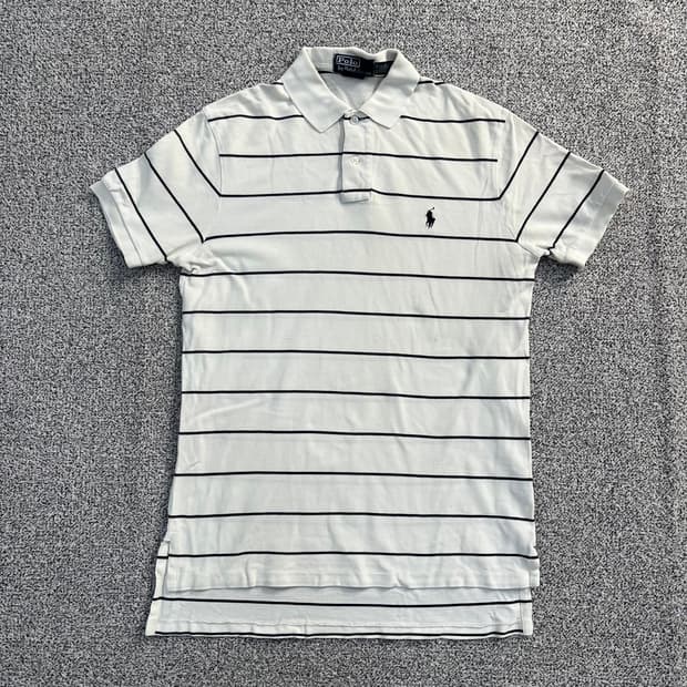 M 폴로랄프로렌 스트라이프 반팔 카라티 0313M
