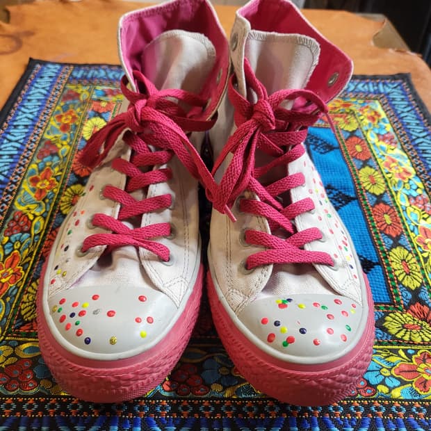 컨버스 컨페티 프린트 척테일러 올스타 하이탑