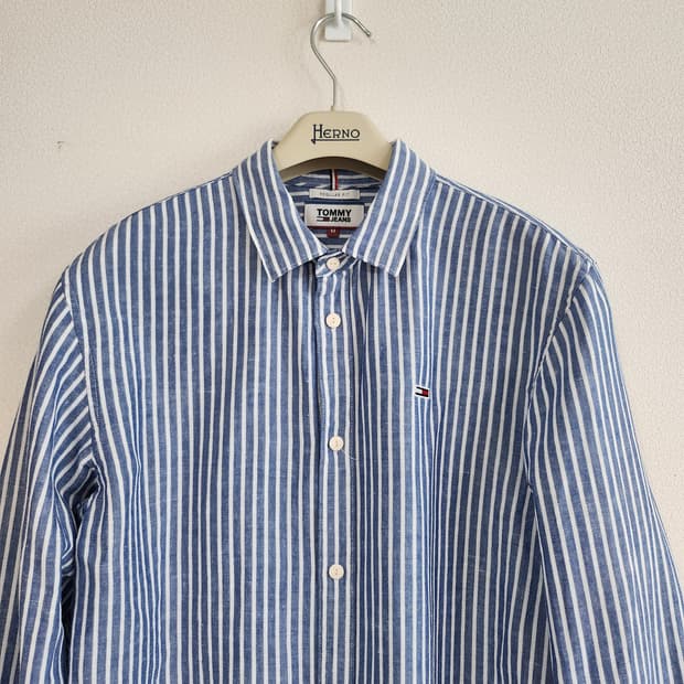 타미힐피거 진스 린넨긴팔셔츠 (M