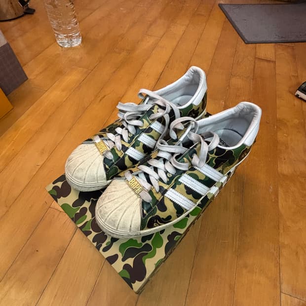 베이프 아디다스 슈퍼스타 카모 260