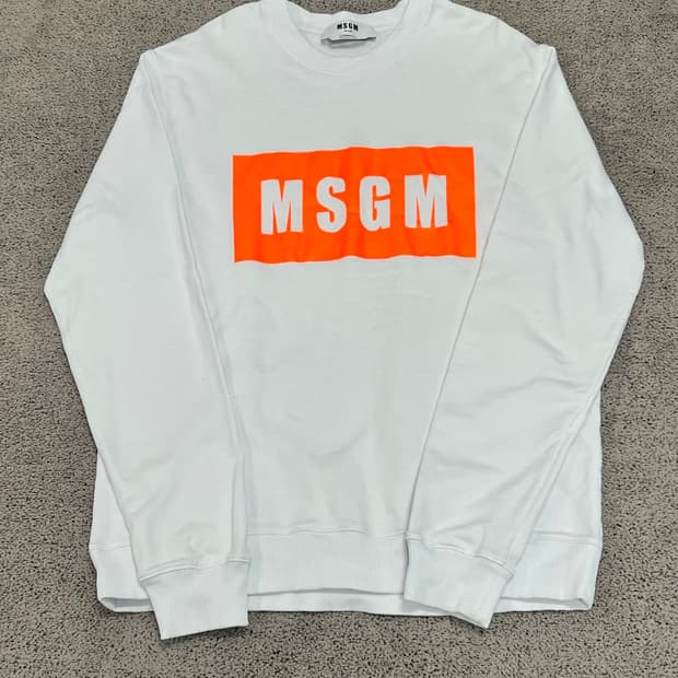 (XL) MSGM 빅 프린팅 맨투맨