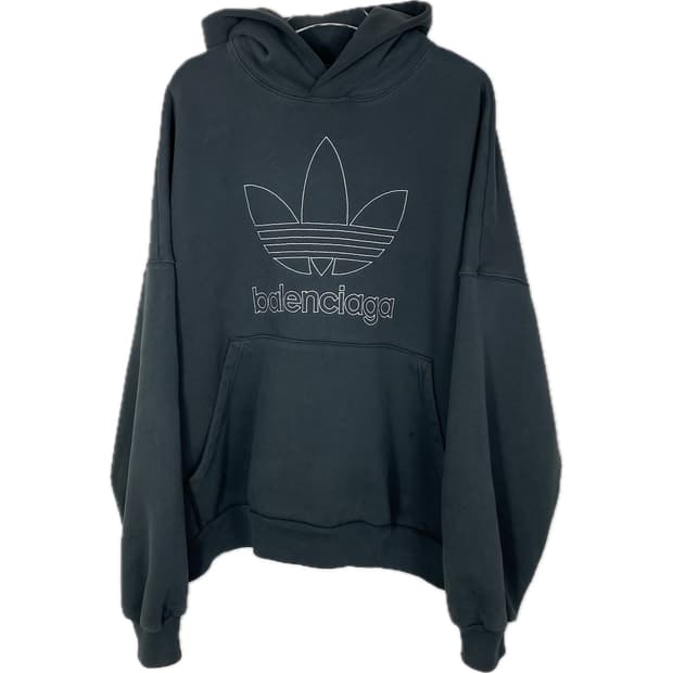 [2] 발렌시아가 X 아디다스 콜라보 후드 라지핏