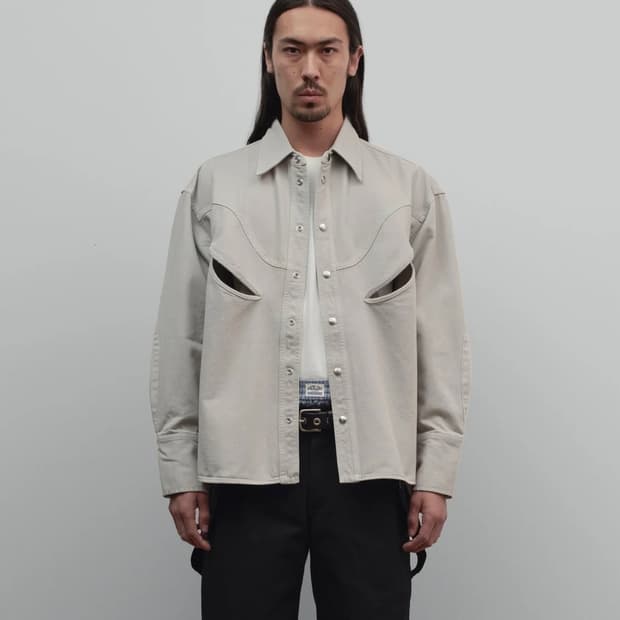 [S,M,L]커미션 25fw Rider 오버 셔츠